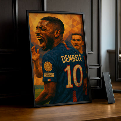 Dembélé Illustration Paris Saint-Germain