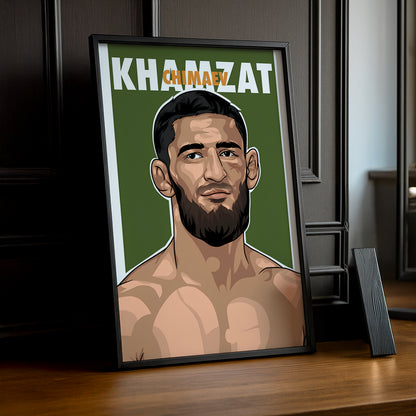 Poster UFC - Khamzat Chimaev Illustration