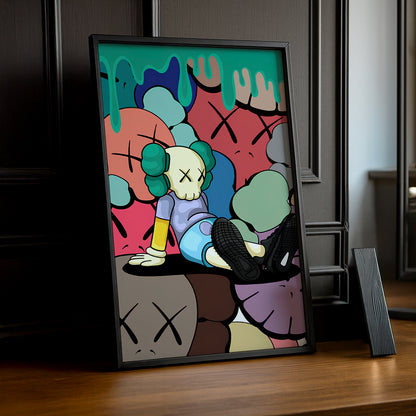 Cadre photo Kaws - Halloween