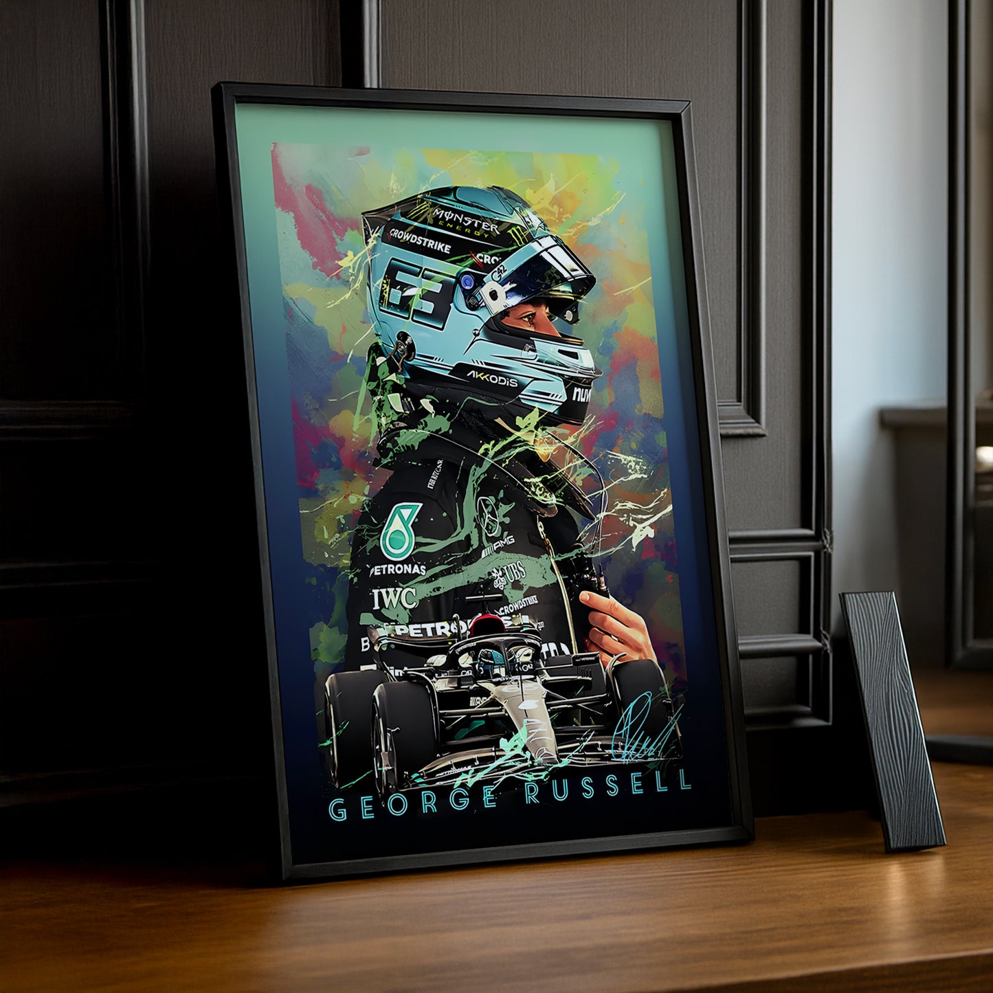 Cadre photo George Russel Formule 1