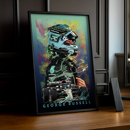 Cadre photo George Russel Formule 1