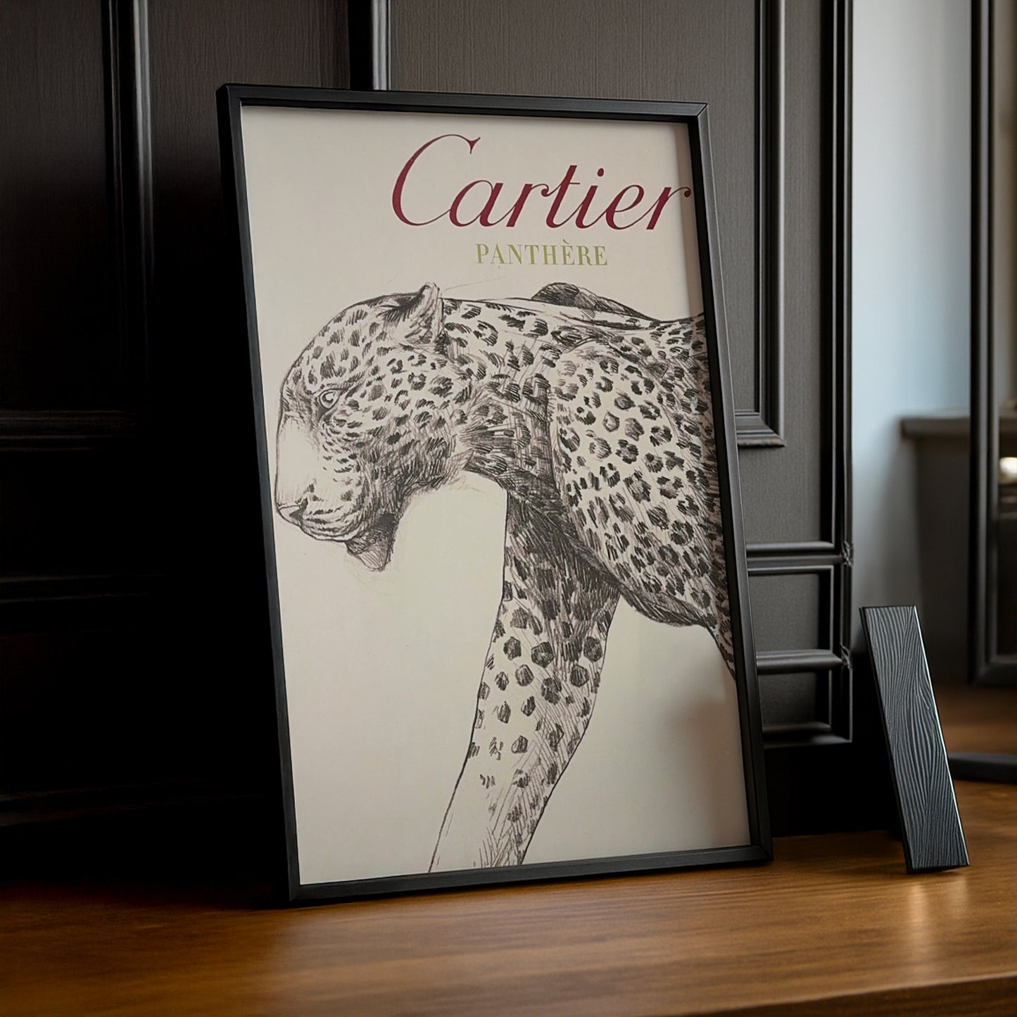 Cadre photo Cartier - Dessin Panthère