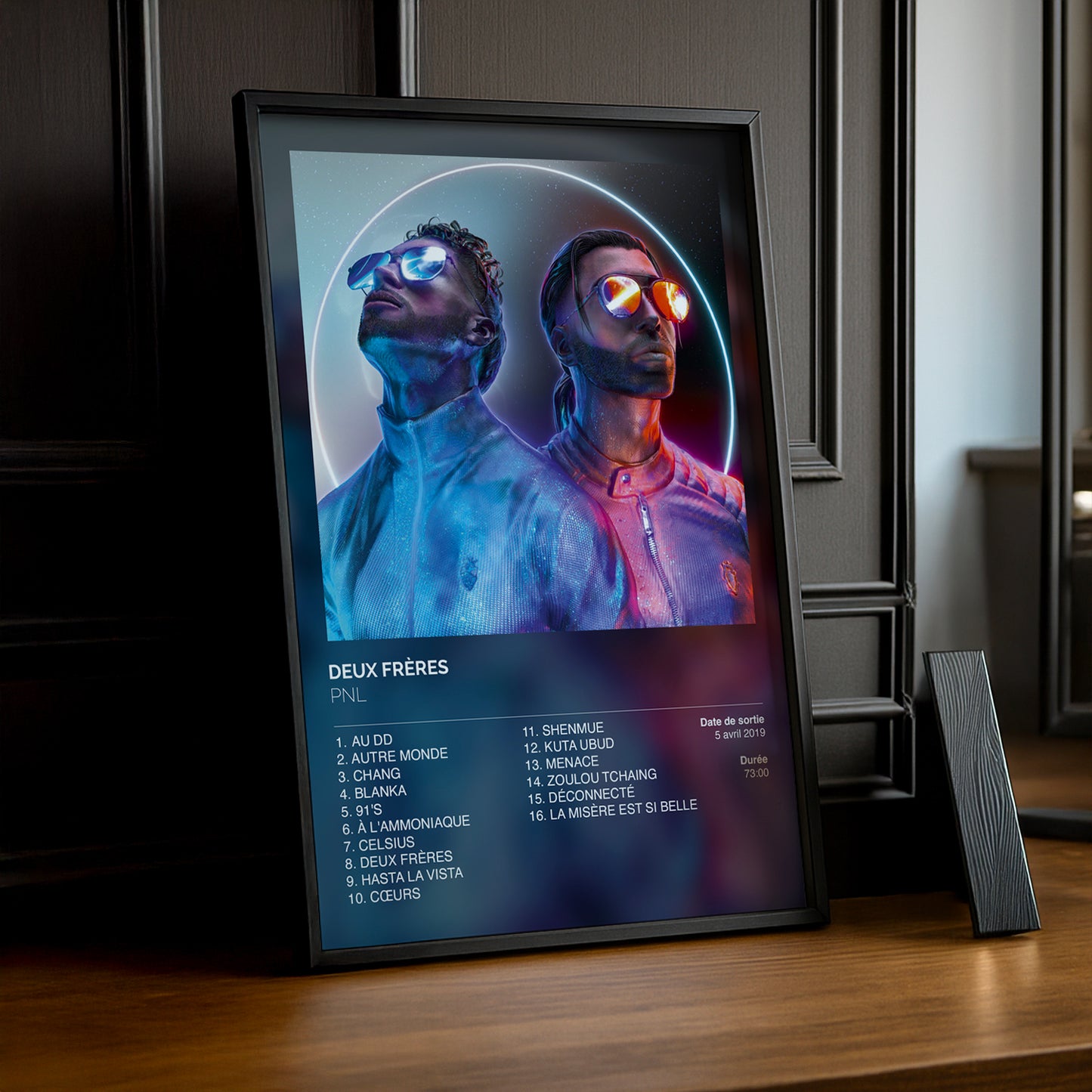 Cadre photo Album Deux frères PNL