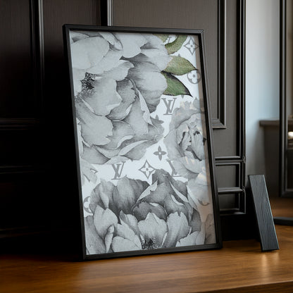 Cadre photo Louis Vuitton - White Flowers