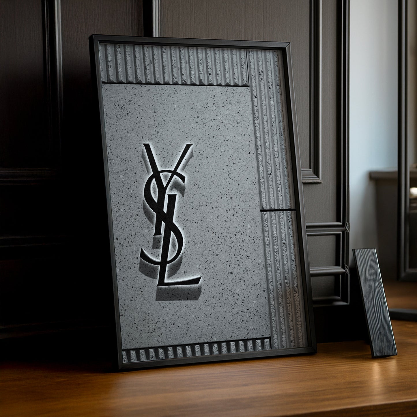 Cadre photo Yves Saint Laurent - Devanture grise