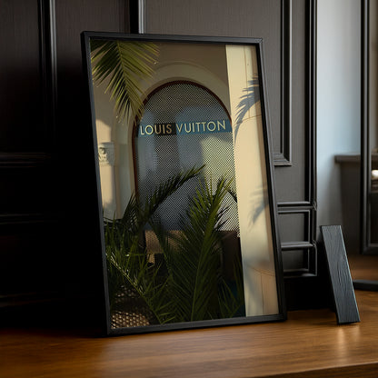 Cadre photo Louis Vuitton devanture