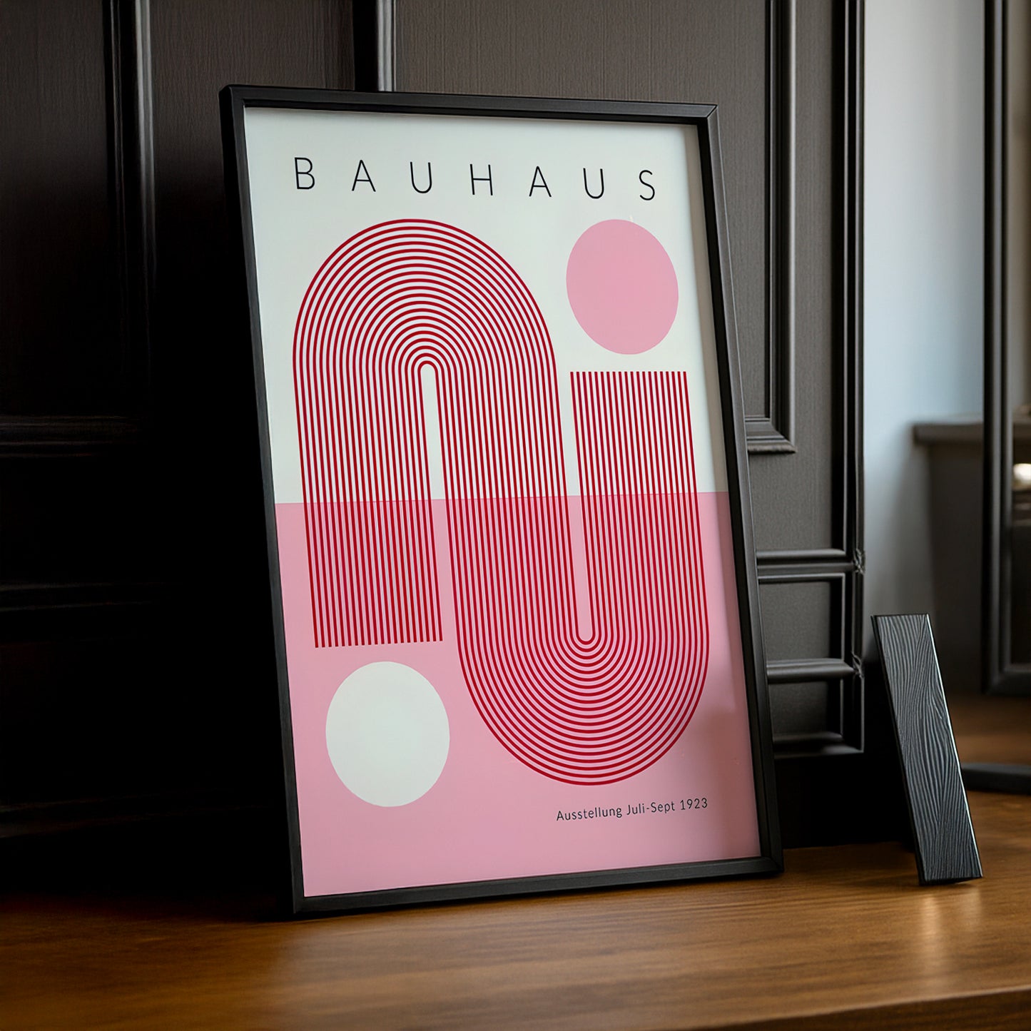 Cadre photo Bauhaus rose