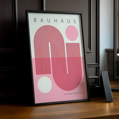 Cadre photo Bauhaus rose