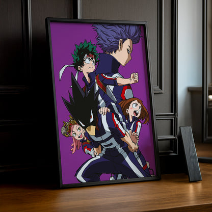 Cadre Photo My Hero Academia - Purple