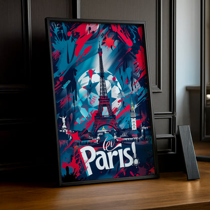 Poster Paris Saint-Germain illustration