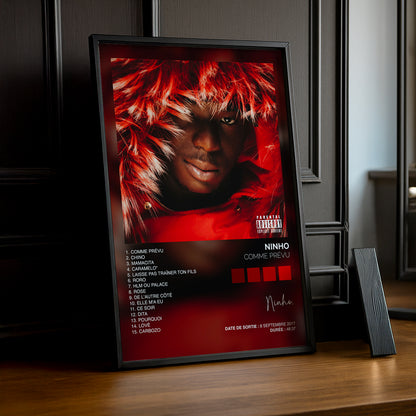 Poster Ninho - Album Comme prévu