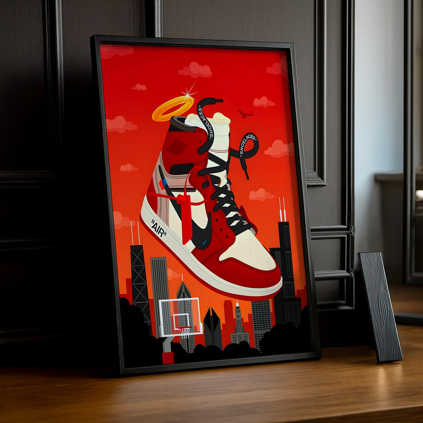 Cadre photo Air Jordan 1 Chicago x Off-White