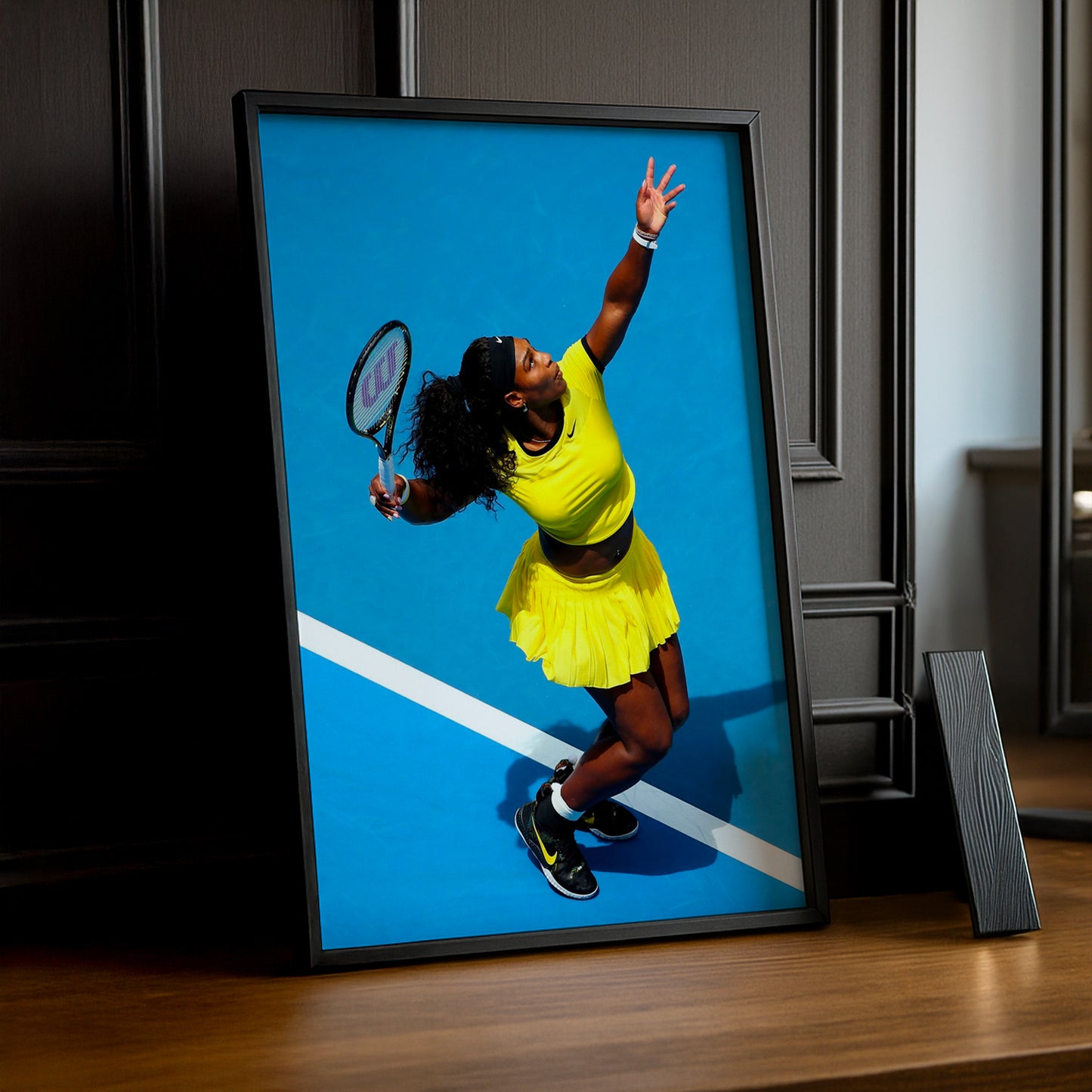 Cadre photo Tennis - Serena Williams Service