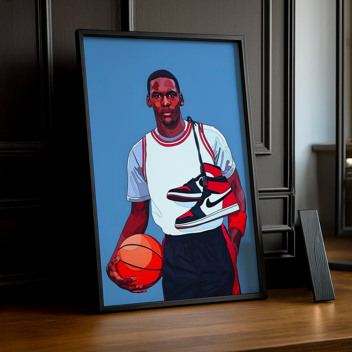 Cadre photo NBA - Michael Jordan Illustration