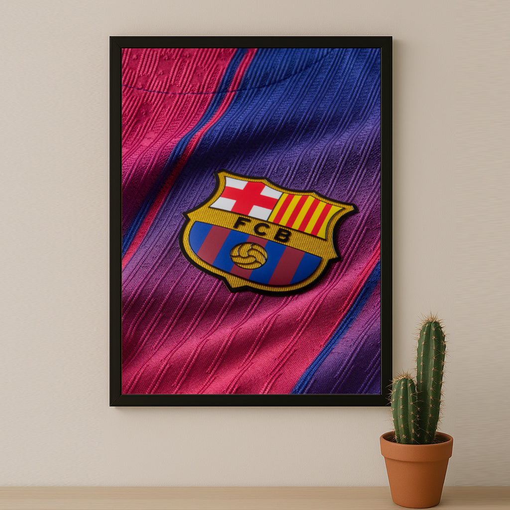 Cadre photo - Maillot FC Barcelone Domicile 25-26
