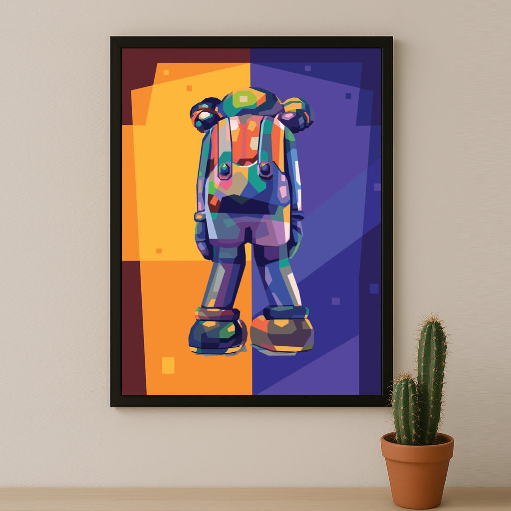 Cadre photo Kaws - Triste