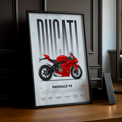 Cadre photo Ducati Panigale V4