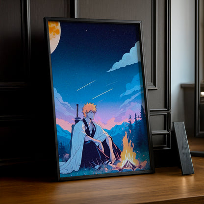Cadre Photo Bleach - Kurosaki Ichigo Feu de Camp