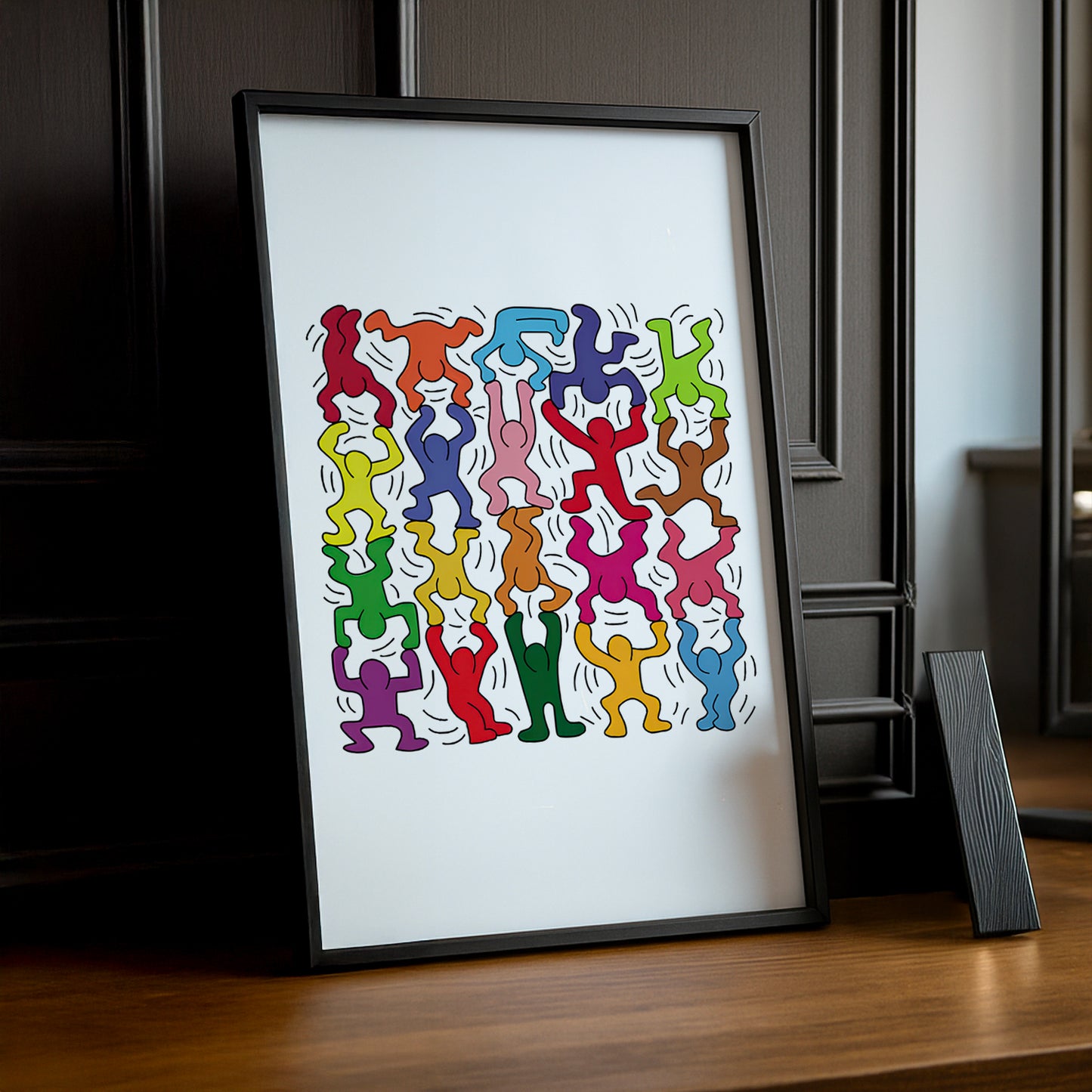 Cadre photo Keith Haring