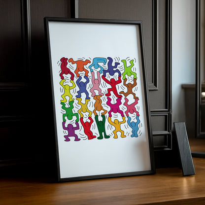 Cadre photo Keith Haring