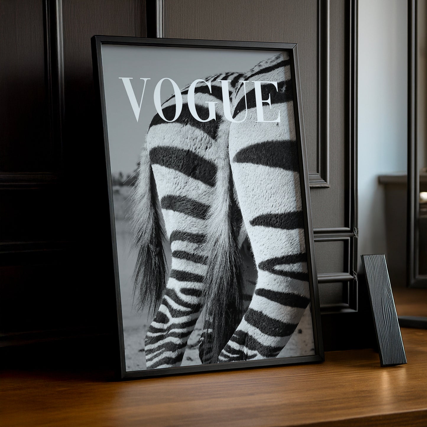 Poster Photo Vogue - Zèbre