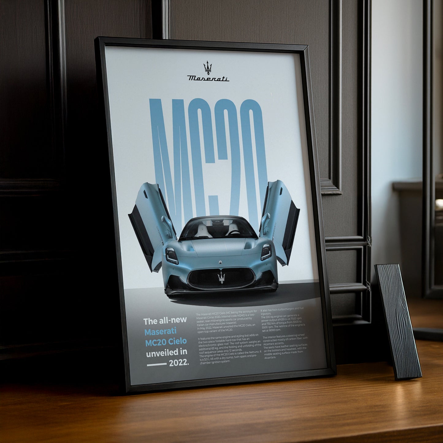 Poster Voitures - Maserati MC20 Cielo