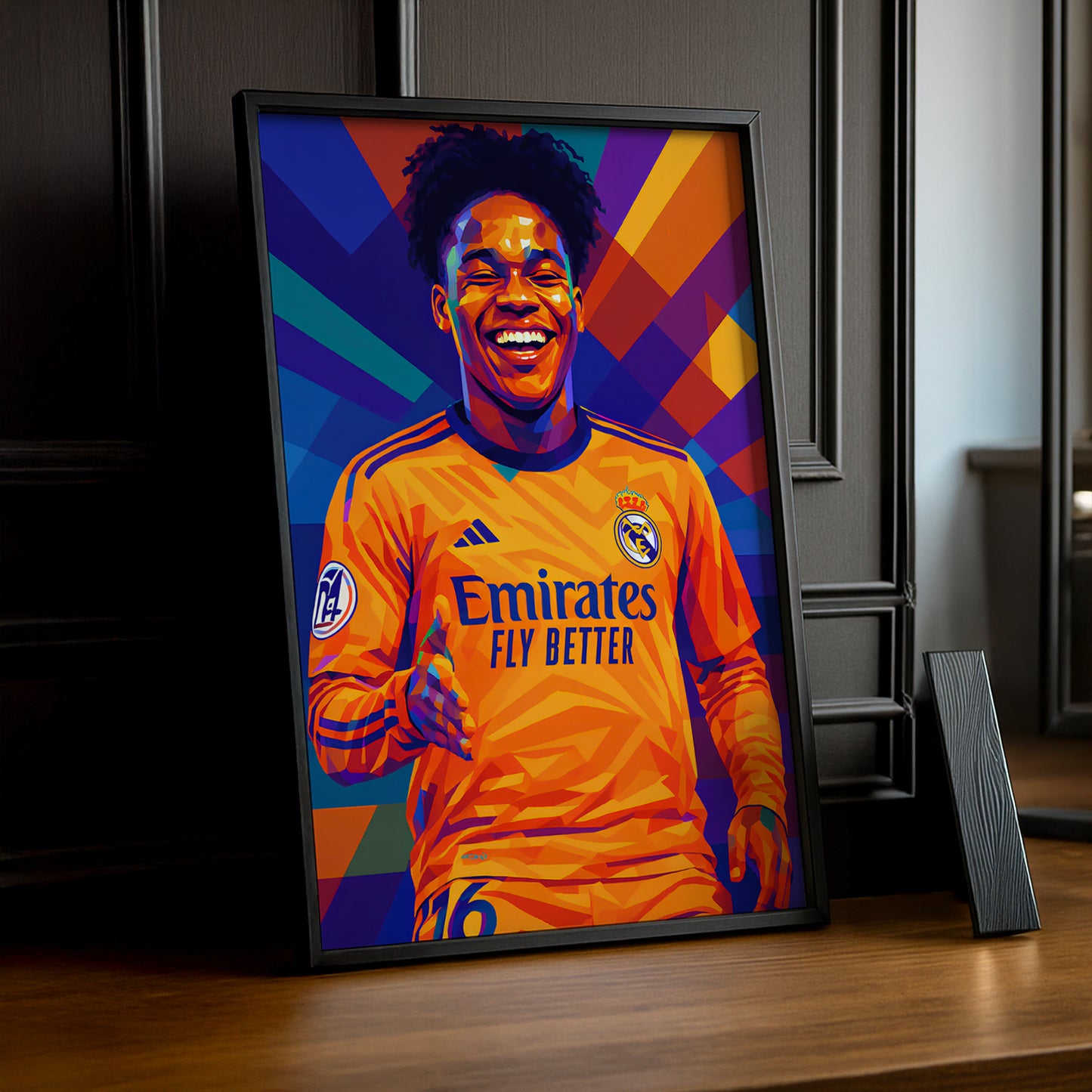 Cadre Photo Endrick Real Madrid – Affiche HD Encadrée Papier Premium