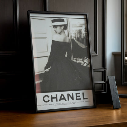 Poster Photo Chanel - Noir et Blanc