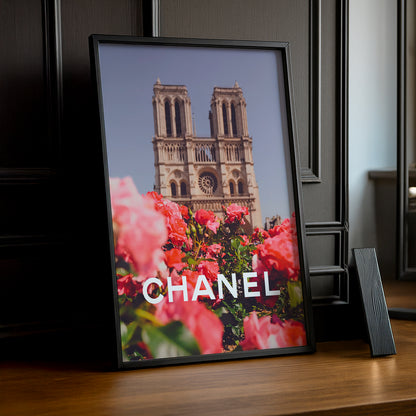 Cadre photo Chanel - Rose Paris