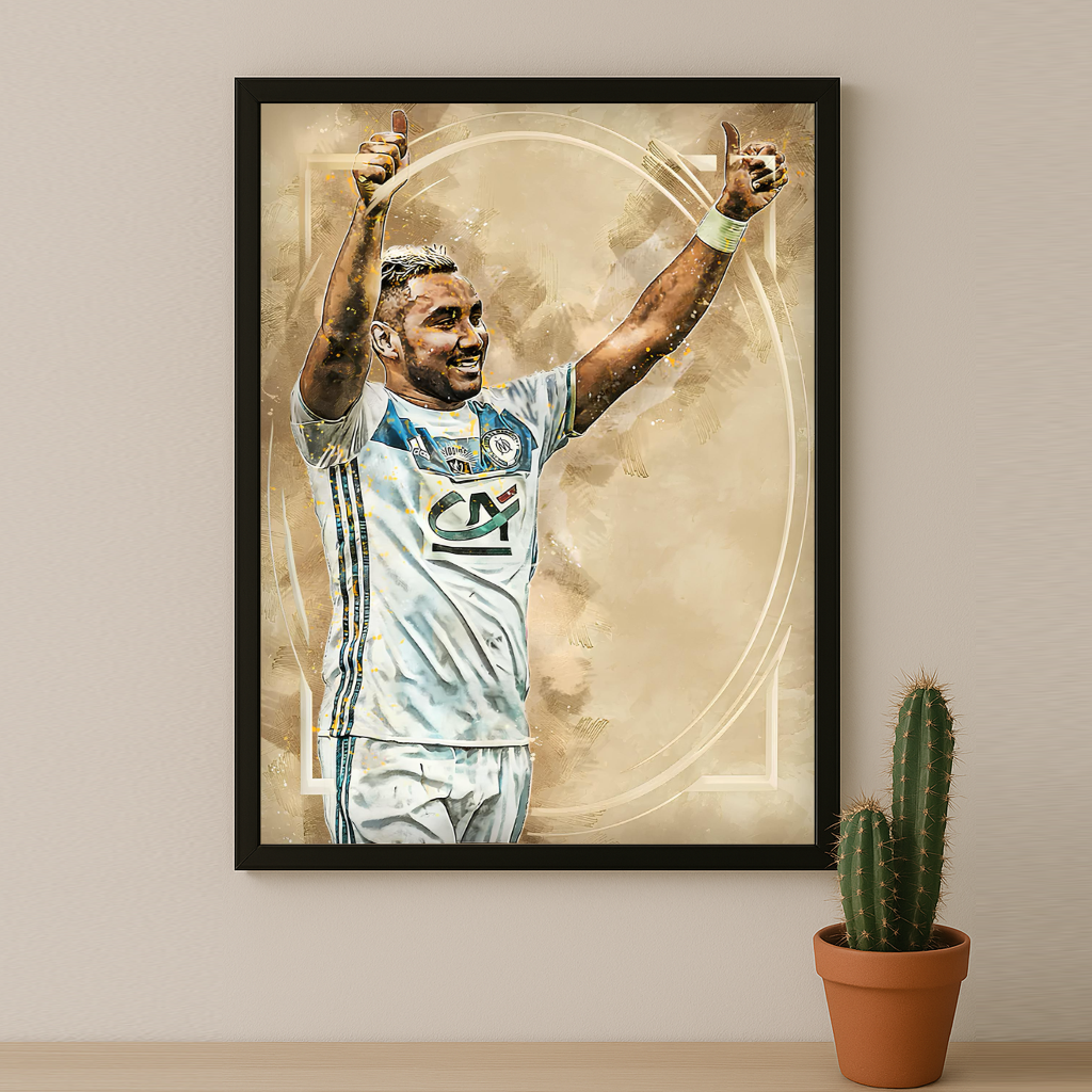 Olympique de Marseille Dimitri Payet - Poster