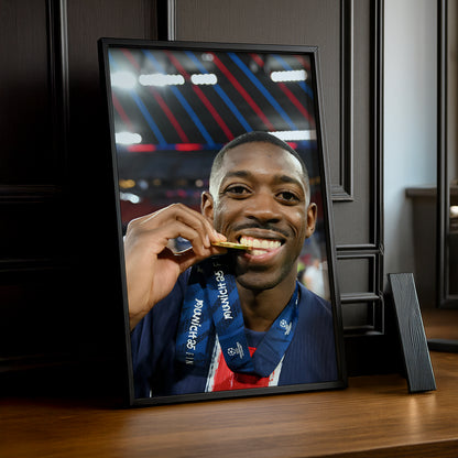 Cadre photo Paris Saint-Germain Ousmane Dembélé