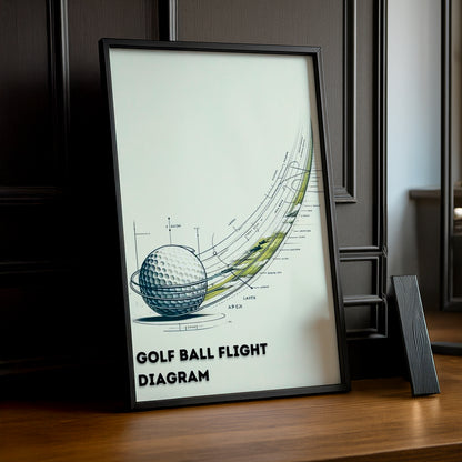 Cadre Photo Golf - Ball Flight Diagram