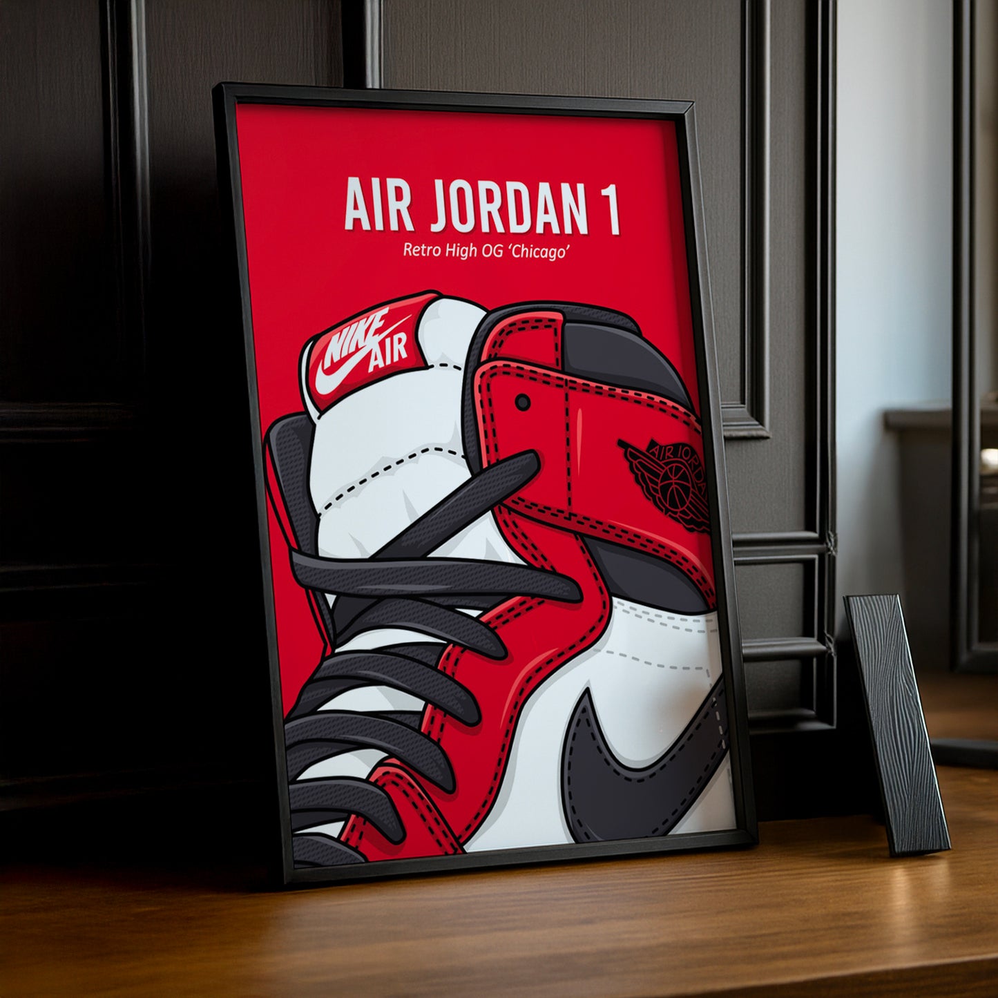 Cadre photo Air Jordan 1 High OG Chicago