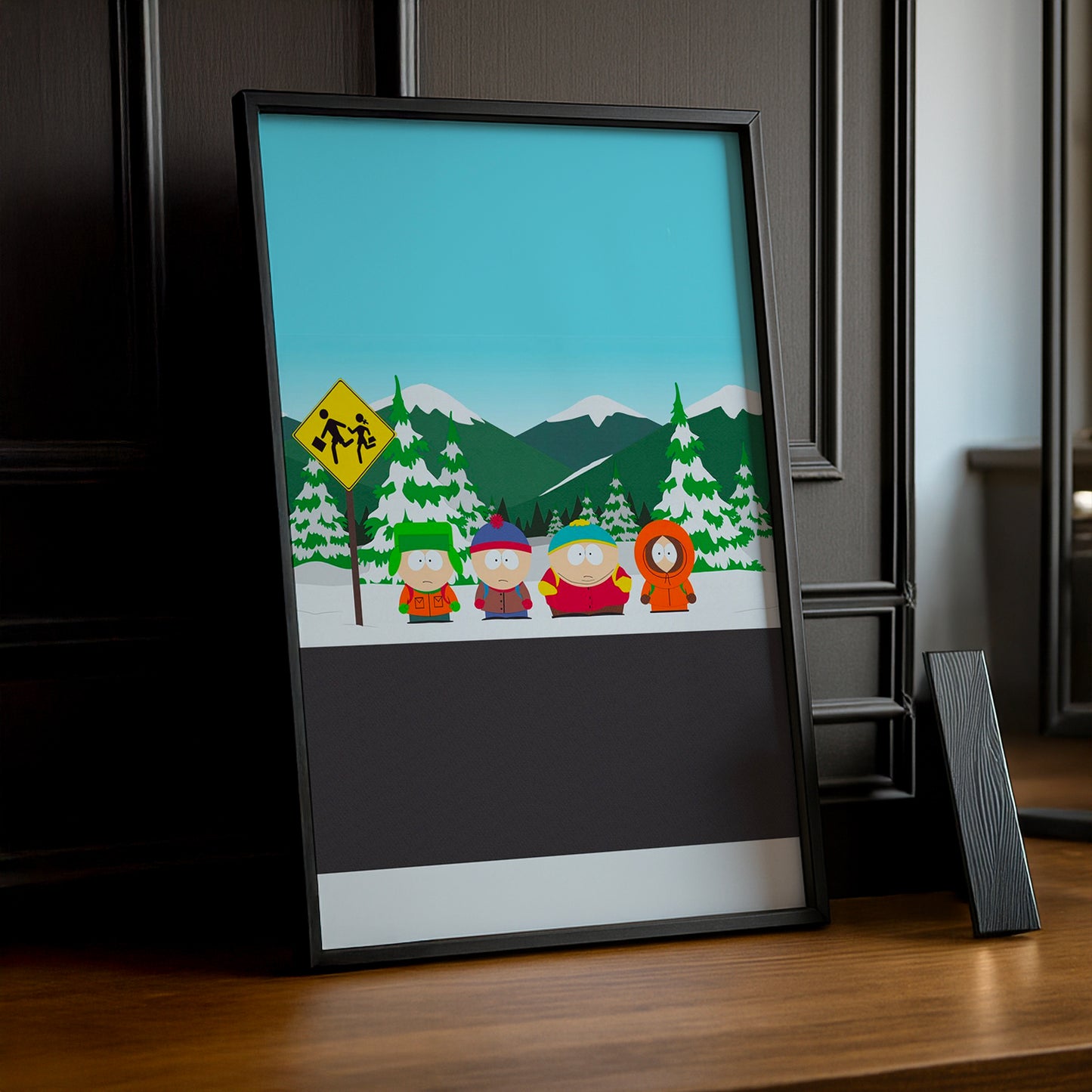 Cadre Photo South Park - Arrêt de bus