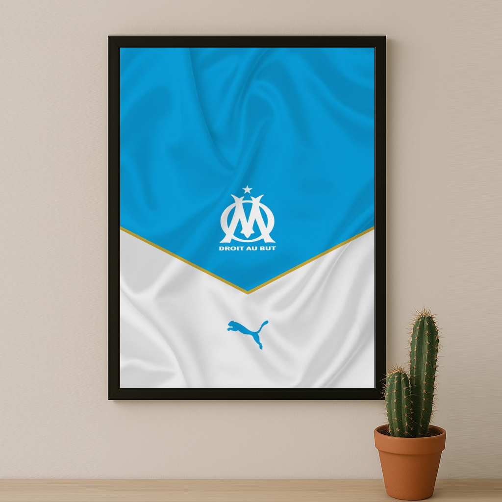 Olympique de Marseille Maillot Puma - Poster