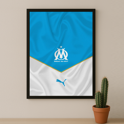 Olympique de Marseille Maillot Puma - Poster