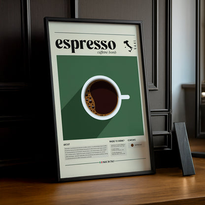 Cadre photo Coffee Lover - Cafein bomb