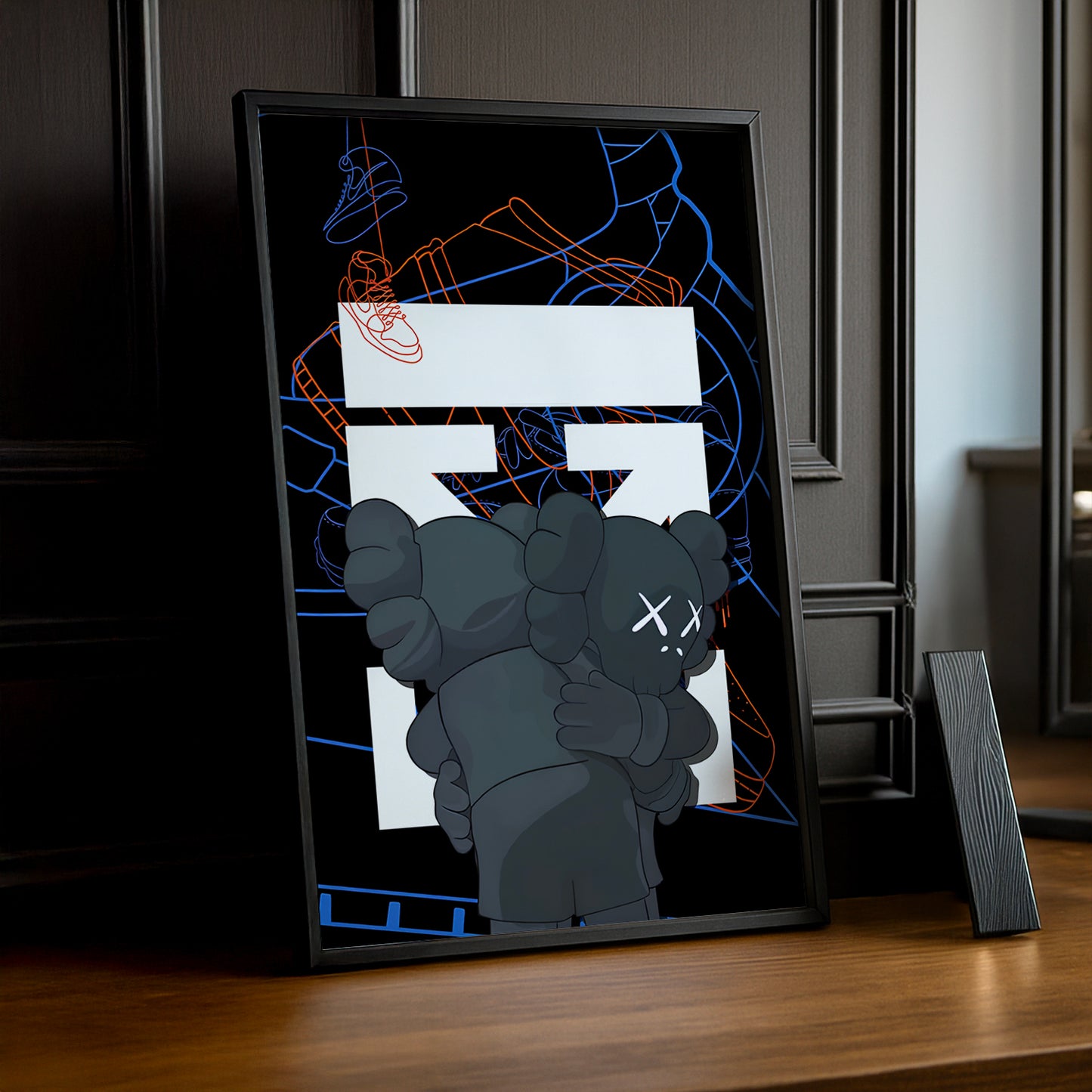 Cadre photo Off-White x Kaws