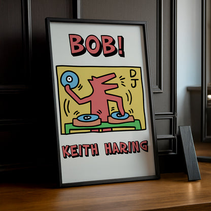 Cadre photo Keith Haring