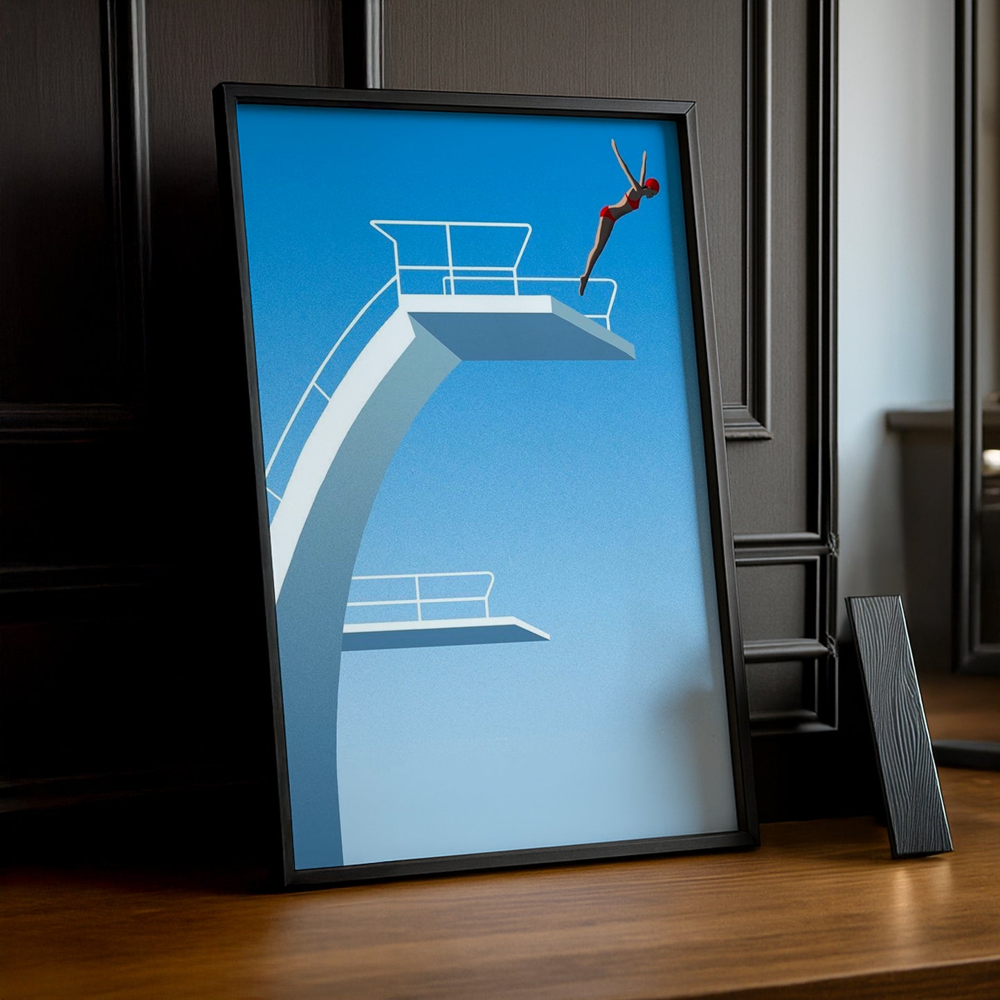 Cadre Photo Natation - Plongeoir