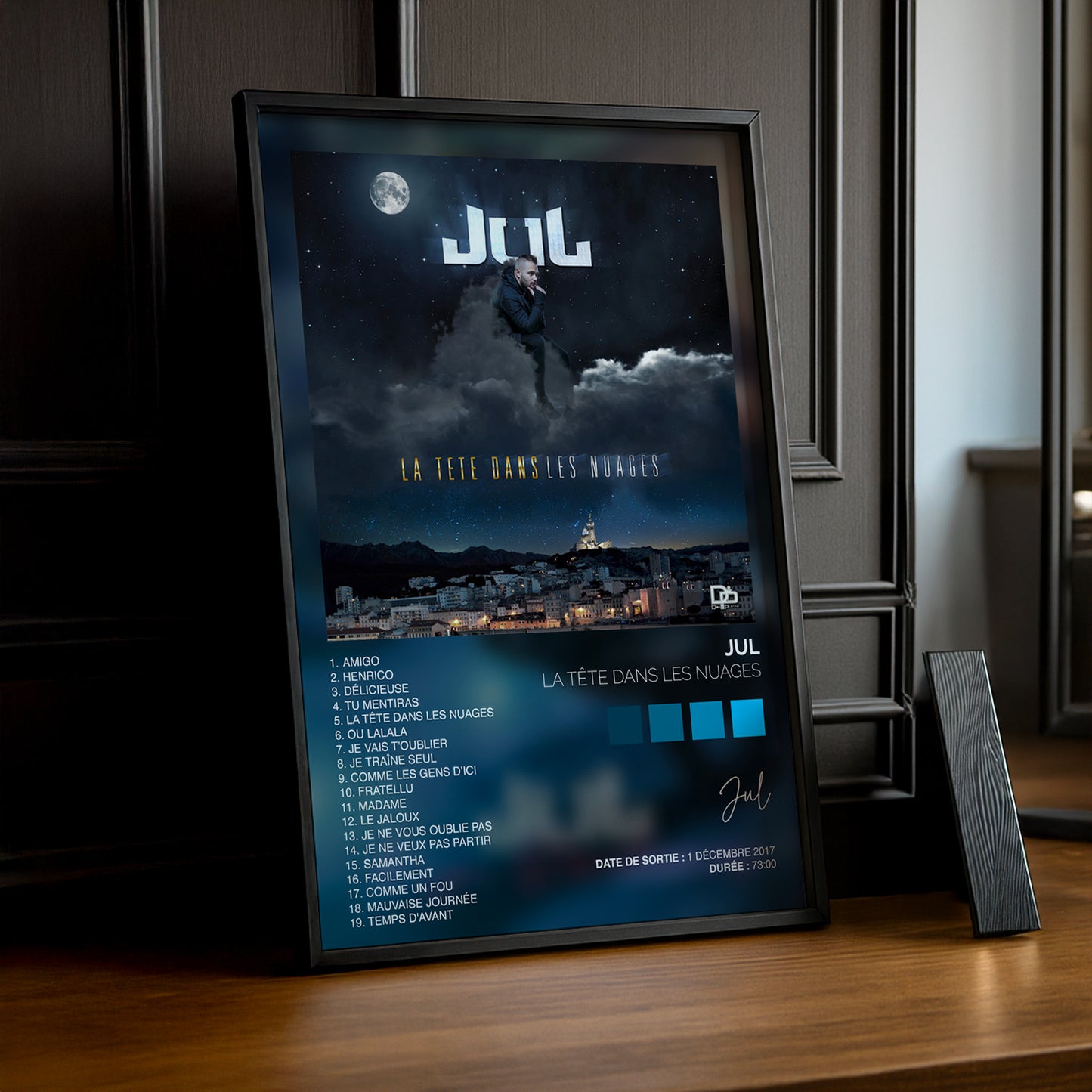 Poster Jul - Album La tête dans les nuages