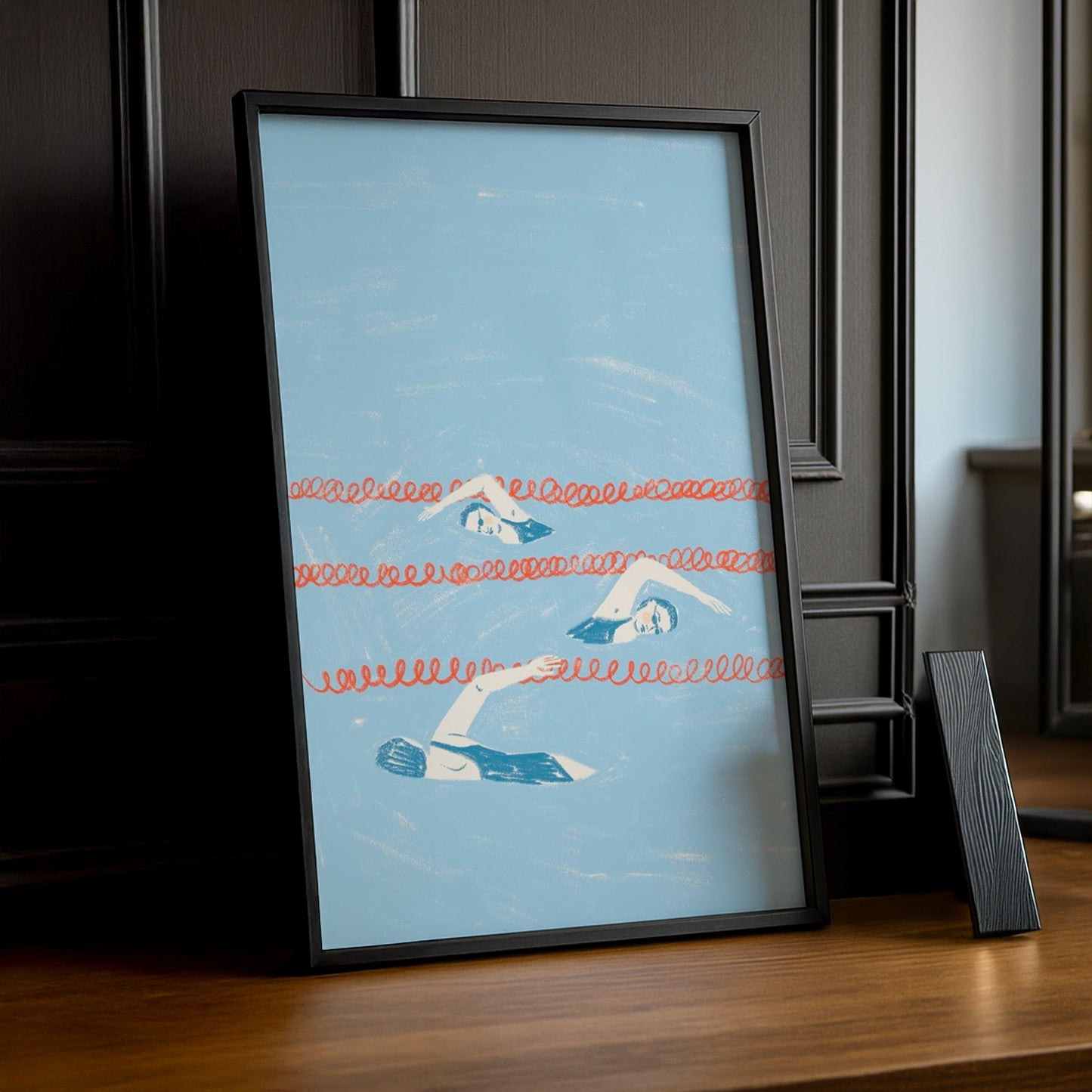 Cadre Photo Natation - Nages