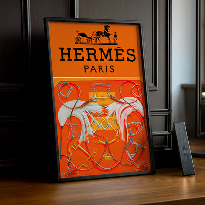 Cadre photo Hermès - Orange Paris