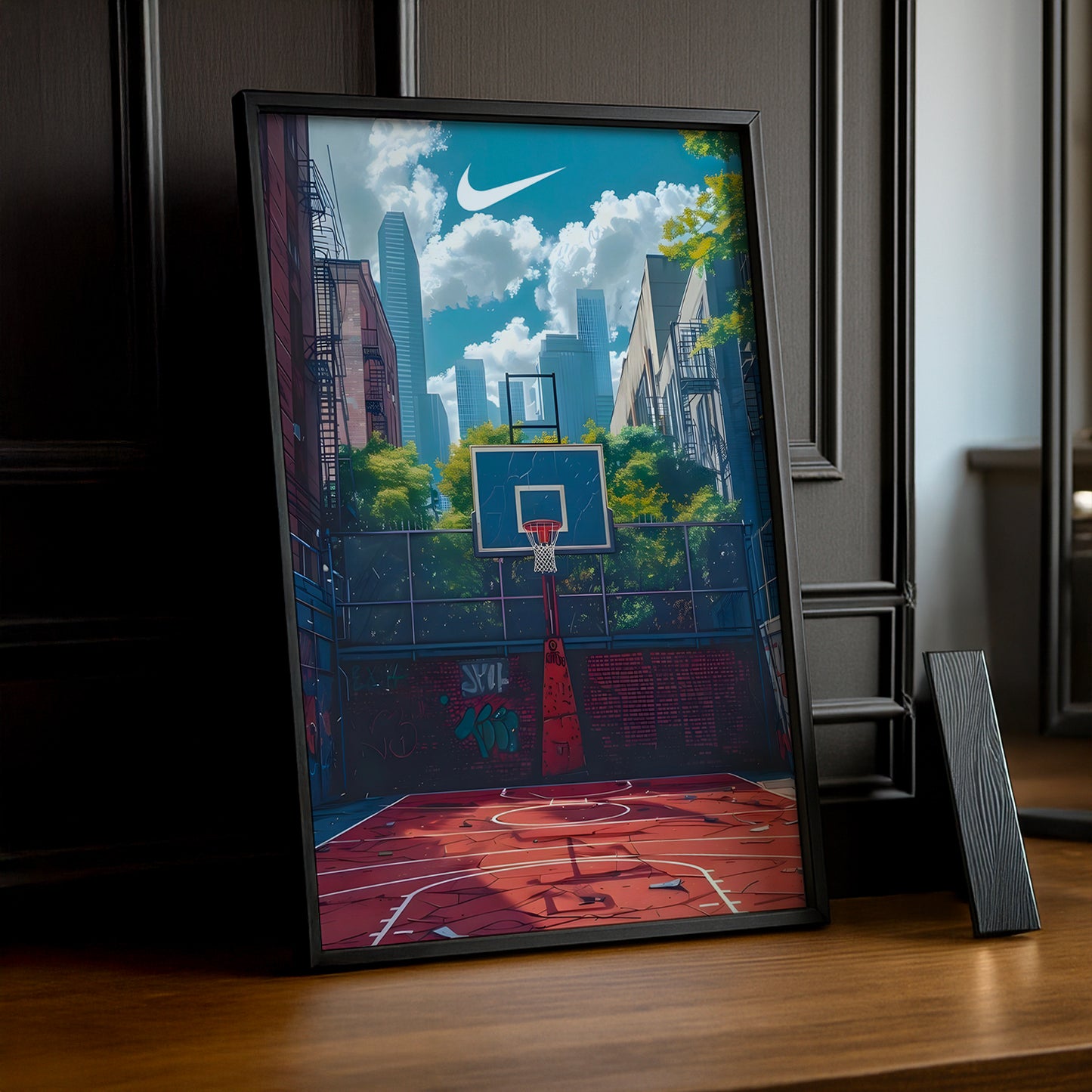 Cadre photo Terrain Basketball Nike