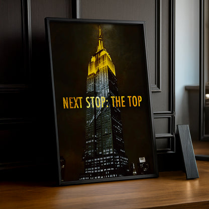 Cadre Photo Motivation - Next Step : The Top