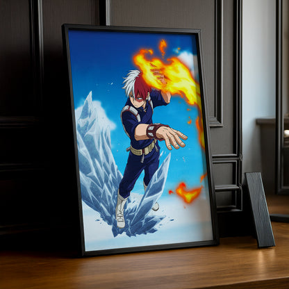 Cadre Photo My Hero Academia - Todoroki Saison 4