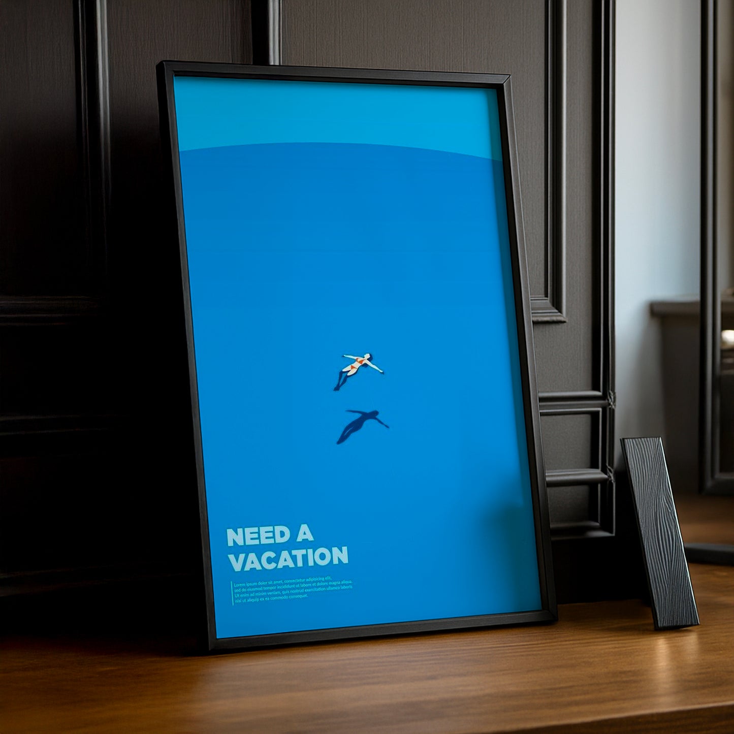 Cadre Photo Natation - Need A Vacation