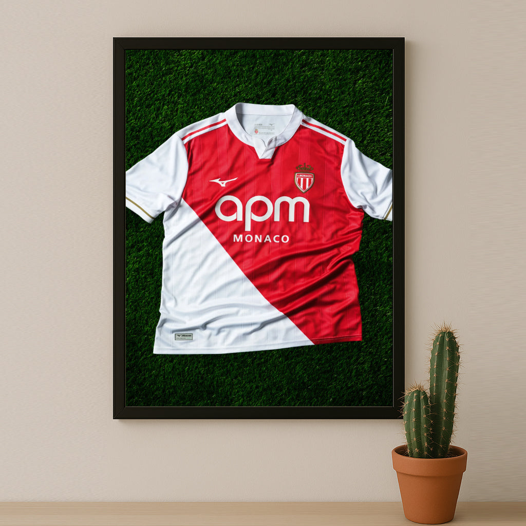 Cadre photo - Maillot AS Monaco 2026