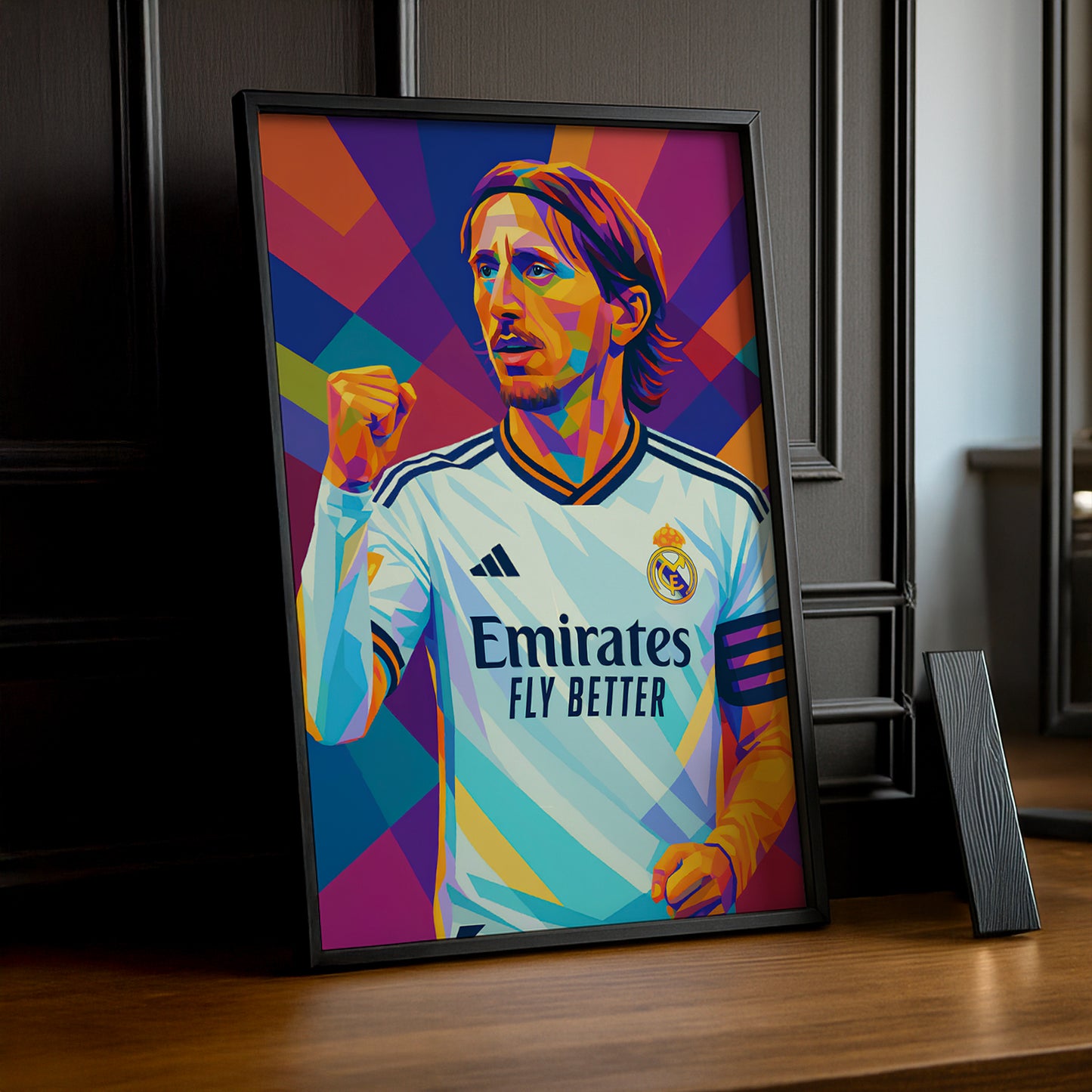 Cadre Photo Modric Real Madrid – Affiche HD Encadrée Papier Premium
