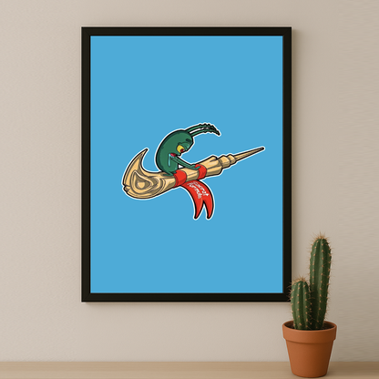 Poster Nike Logo Plankton
